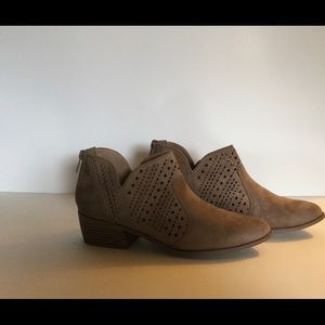 City Classified Taupe Ankle Boots